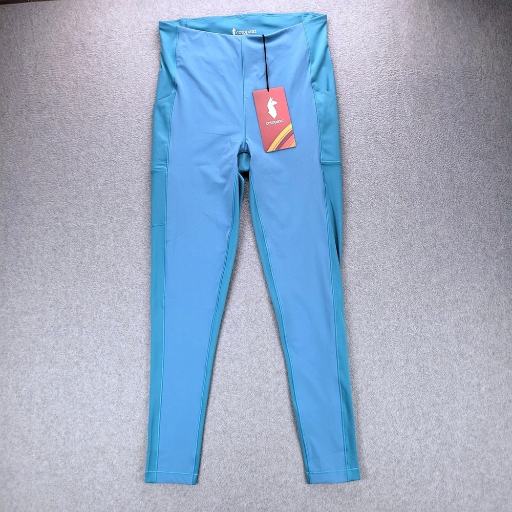 Cotopaxi Verso Hike Tight Women Medium Poolside Blue Abrasion Resistant Leggings